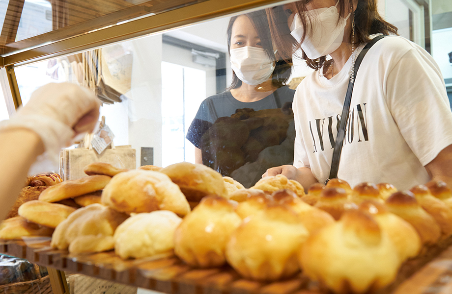 Le Créaのパンは、北海道産小麦使用